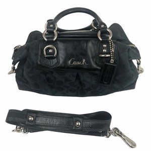 Coach Ashley Signature Satchel Convertible Purse